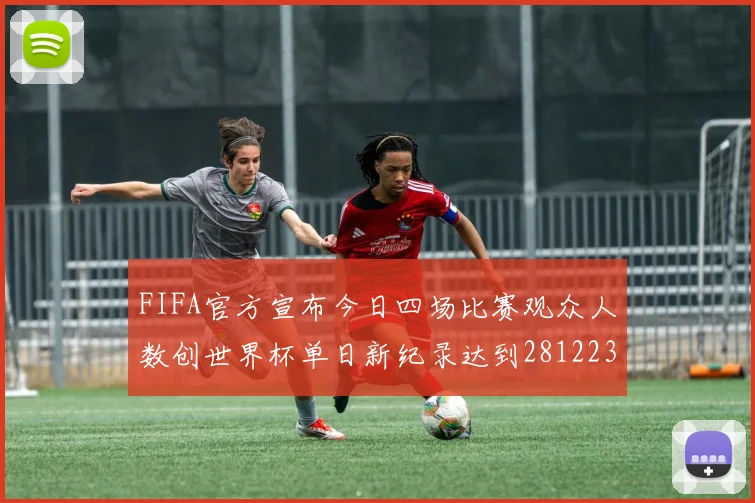 FIFA官方宣布今日四场比赛观众人数创世界杯单日新纪录达到281223人
